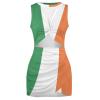 Elegant Casual Skirt Lreland Flag Girls Summer Sunny Beach Dress 4XL view 4