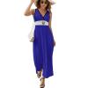 Adugen Origei El Salvador Flag Sleeveless Dress Womens Dresses Summer Dress for Women Casual T-Shirt Dress L view 1