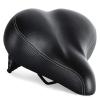 HKMA Extra Padded Bike Seat - Firm Comfortable Bike Seats for Men & Women - Wide Bicycle Seat Replacement Saddle view 1