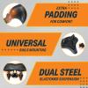 HKMA Extra Padded Bike Seat - Firm Comfortable Bike Seats for Men & Women - Wide Bicycle Seat Replacement Saddle view 3