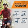 HKMA Extra Padded Bike Seat - Firm Comfortable Bike Seats for Men & Women - Wide Bicycle Seat Replacement Saddle view 4