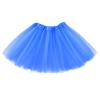 Molain Layered Tutu Skirt Dresses Dress Tulle Outfits Costume Valentine's Christmas Day Suit Tie Dye Shorts Women Birthday Princess Ballet Dance Prom Wedding Clothing(Blue) view 1
