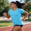 TACVASEN Women's V-Neck UPF 50+ Sun Protection Shirts Lightweight Quick Dry Athletic Tops for Hiking Fishing Running Ice Blue L view 3