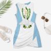 Elegant Casual Skirt Guatemala Flag Girls Summer Sunny Beach Dress 2XL view 3