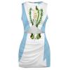 Elegant Casual Skirt Guatemala Flag Girls Summer Sunny Beach Dress 2XL view 4