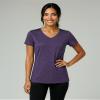 Real Essentials 5 Pack: Women's Dry Fit Short Sleeve V Neck Workout Top - Fitness Pilates Gym Athletic Yoga T-Shirt (Plus Available), Set 14, XXL view 2