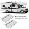 Aramox Boat Louver Vent, Pair Marine Air Vent Cover 3 Slots 210x110mm Rectangle Louver 304 Stainless Steel Universal for Boats view 3