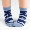 Stephen Joseph, Toddler Kids Boys Girls Unisex Non-Slip Fashion Cotton Crew Socks, Navy Shark, Medium US view 2