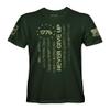 Fantastic Tees Never Give Up Since 1776 USA Independence Mens Patriotic Shirt (Forest Green, L) view 1