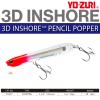 Yo-Zuri R1433-BN: 3D Inshore Pencil Popper (F) 135Mm, Bone view 3