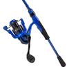 Lunkerhunt AUX Spinning Rod and Reel Combo | Fishing Rod Combo 7ft (Blue) view 1