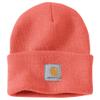 Carhartt Knit Cuffed Beanie Electric Coral view 1