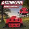Disc Golf Bag with Removeable Cooler,13 Disc Capacity with Insulated Cooler for a 6-Pack,22 disc max,Adjustable Backpack Strap Included (RED) view 2