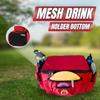 Disc Golf Bag with Removeable Cooler,13 Disc Capacity with Insulated Cooler for a 6-Pack,22 disc max,Adjustable Backpack Strap Included (RED) view 3