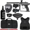 Action Village Kingman Spyder Xtra Level 1 Protector Paintball Gun Package Kit (Gloss Gun Metal Grey, Glove Size: Small/Medium) view 1
