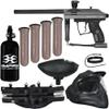 Action Village Kingman Spyder Xtra Legendary Paintball Gun Package Kit (Gloss Gun Metal Grey)