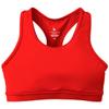 Liakada Girls Stylish & Supportive Basic Sports Bra with Integrated Bra Shelf Liner Dance, Gym, Yoga, Cheer! Red view 1