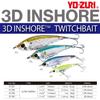 Yo-Zuri R1348-MDG: 3D Inshore Twitchbait (Ss) 110Mm 4-3/8", Mardi Gras view 3