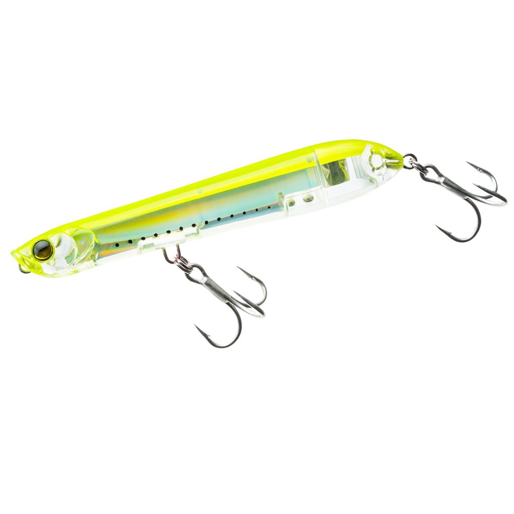 Yo-Zuri R1433-GHCS: 3D Inshore Pencil Popper (F) 135Mm, Chartreuse
