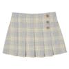 Gerber Baby Girls Toddler 2-Piece Long-Sleeve Tee & Pleated Skirt Set, Smile Plaid, 18 Months view 3