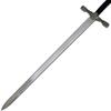 Medieval Warrior Knights Templar Long Sword with Sheath Steel Guard, Leather Wrapped Handle (Excalibur) view 3