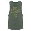 Fifth Sun Mistletoe Women's Muscle Tank, Pine Green Heather, XX-Large view 1