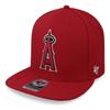 47 Los Angeles Angels No Shot Captain Adjustable Snapback Red Hat view 1