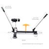 Fishing Stand Raft Fishing Bracket Landing Folding Raft Fishing Rod Valve Stem Bracket Portable Multifunctional Raft Rod Bracket Fishing Rod Holder view 2