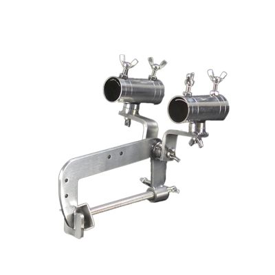 Fishing Stand Stainless Steel Turret Bracket Vertical Clip Black Pit Fishing Platform Raft Fishing Row Bridge Boat Railing Rod Hand Rod Holder Fishing Rod Holder ( Size : A )