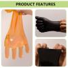 YUNVI Field Dressing Gloves for Deer Hunting and Veterinary Use - Includes Disposable and Nitrile Gloves Orange 30 Pairs view 3