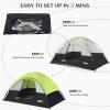 Camping Tent 2 Person, Waterproof Windproof Tent with Rainfly Easy Set up-Portable Dome Tents for Camping view 3