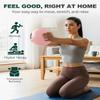 Trideer 9-Inch Pilates Ball, Small Exercise Ball for Yoga, Core Training, Physical Therapy, Balance, Stability and Stretching Pilates Equipment with Inflation Straw view 2