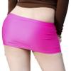 ACSUSS Sexy Women's Sheer Ultra See Through Low Waist Micro Mini Skirts Pencil Skirt 4# Hot Pink One Size view 3