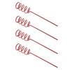 BESPORTBLE Spiral Fishing Rod Holder Pack 4pcs Metal Pole Rack for Bank Heat Resistant view 1