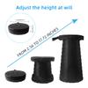 Upgraded Collapsible Stool,Load Capacity 440lbs, Lightweight Yet More Sturdy,Portable Retractable Folding Telescoping,Foldable Camping Stool for Camping Fishing Hiking BBQ view 2