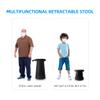 Upgraded Collapsible Stool,Load Capacity 440lbs, Lightweight Yet More Sturdy,Portable Retractable Folding Telescoping,Foldable Camping Stool for Camping Fishing Hiking BBQ view 4
