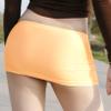 ACSUSS Sexy Women's Sheer Ultra See Through Low Waist Micro Mini Skirts Pencil Skirt 4# Champagne One Size view 3