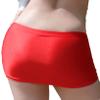 ACSUSS Sexy Women's Sheer Ultra See Through Low Waist Micro Mini Skirts Pencil Skirt 4# Red One Size view 2