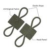 Binding Retainer MOLLE Webbing Elastic Binding Ribbon for MOLLE Backpacks (2PCS) 500D Nylon (Ranger Green) view 2