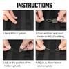 Binding Retainer MOLLE Webbing Elastic Binding Ribbon for MOLLE Backpacks (2PCS) 500D Nylon (Ranger Green) view 3
