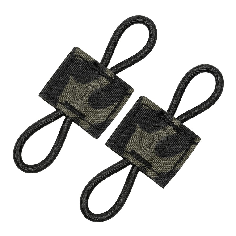 Binding Retainer MOLLE Webbing Elastic Binding Ribbon for MOLLE Backpacks (2PCS) 500D Nylon (Multicam Black)