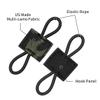 Binding Retainer MOLLE Webbing Elastic Binding Ribbon for MOLLE Backpacks (2PCS) 500D Nylon (Multicam Black) view 2