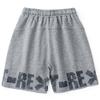 BINPAW Boys Shorts Drawstring Waist Cotton Athletic Casual Sweat Shorts, Grey, 7-8 Years = Tag 140 view 2