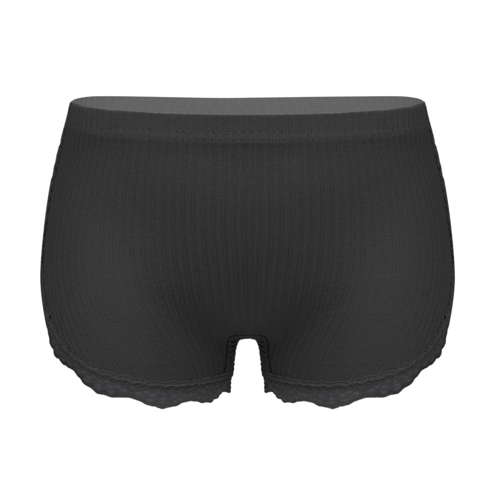 Aislor Girls Dance Shorts Bike Shorts Gym Sports Shorts Underdress Safety Shorts Boyshort Panties Underwear with Lace Black 5-6 Years