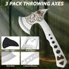 Throwing Stars Axe Throwing Game for Backyard, Throwing Axes and Tomahawks Set with Nylon Sheath, 10in Throwing Hatchet Axe for Adults Competition and Recreation, Axe Gift Set for Men view 3