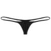 easyforever Men's Sheer Mesh See Through Low Rise T-Back G-String Thongs Bikini Briefs Underwear Black Type A Medium view 4