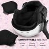 Odoland Kids Ski Helmet, Snow Helmet with Ski Goggles for Boys and Girls, Safety Youth Snowboard Sports Helmets and Goggles Set for Children Ages 6-14, White Rose, S view 4