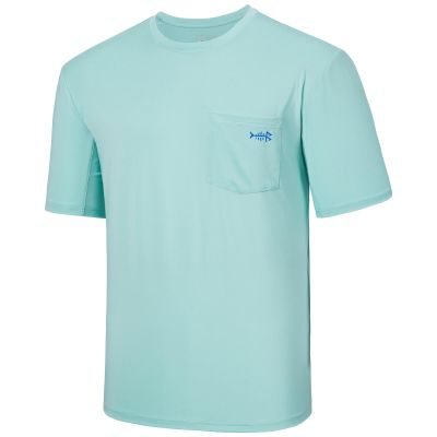 BASSDASH Mens UPF 50+ Performance Short Sleeve Pocket T-Shirt UV Sun Protection Fishing Hiking Kayaking Sports Shirts