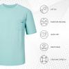 BASSDASH Mens UPF 50+ Performance Short Sleeve Pocket T-Shirt UV Sun Protection Fishing Hiking Kayaking Sports Shirts view 3