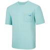 BASSDASH Mens UPF 50+ Performance Short Sleeve Pocket T-Shirt UV Sun Protection Fishing Hiking Kayaking Sports Shirts view 1